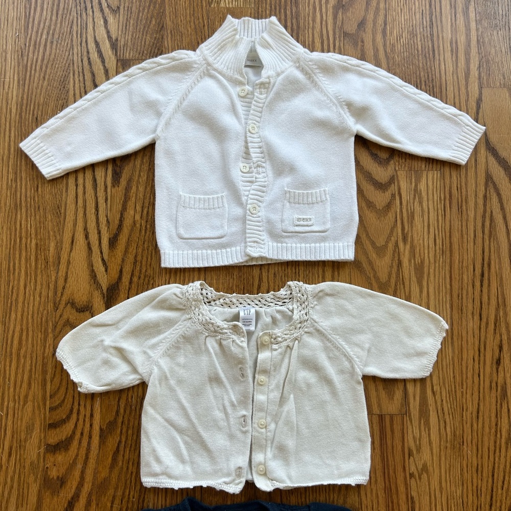 3 Baby Sweaters